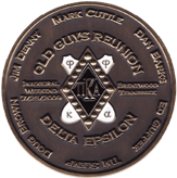 Pi Kappa Alpha Delta Epsilon Alumni Reunion coin back