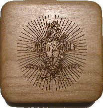 Pi Kappa Alpha laser engraved challenge coin presentation box