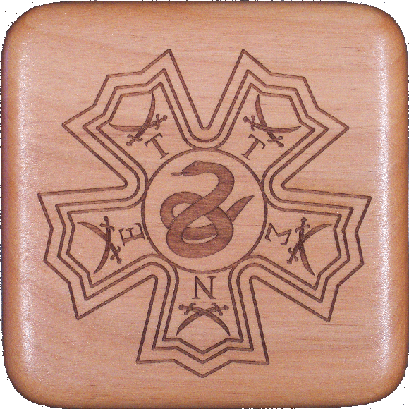 Sigma Nu laser engraved challenge coin presentation box